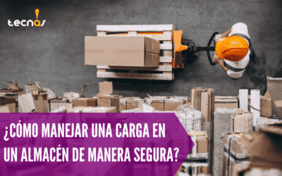 Cómo manejar una carga en un almacén de manera segura.