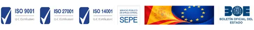 Logos de empresas, sectores y entidades que han confiado en Tecnas Formación